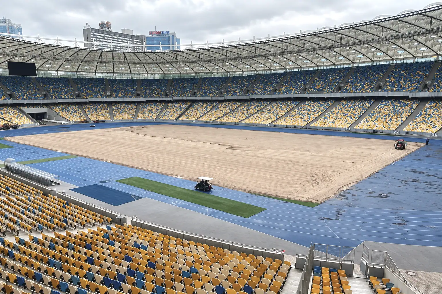 Будівництво футбольного поля — етап 2