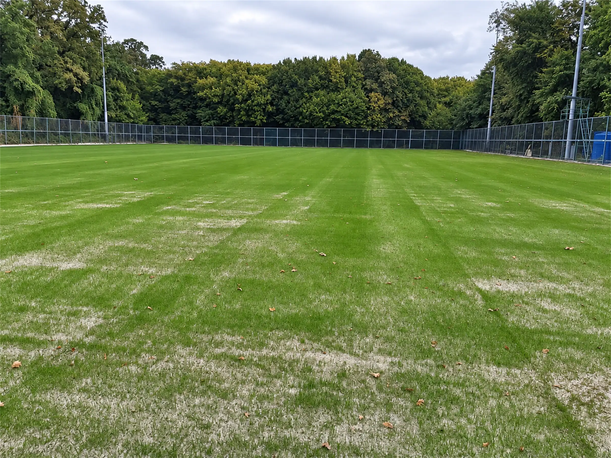 The FC Dynamo training pitch in Nyvky