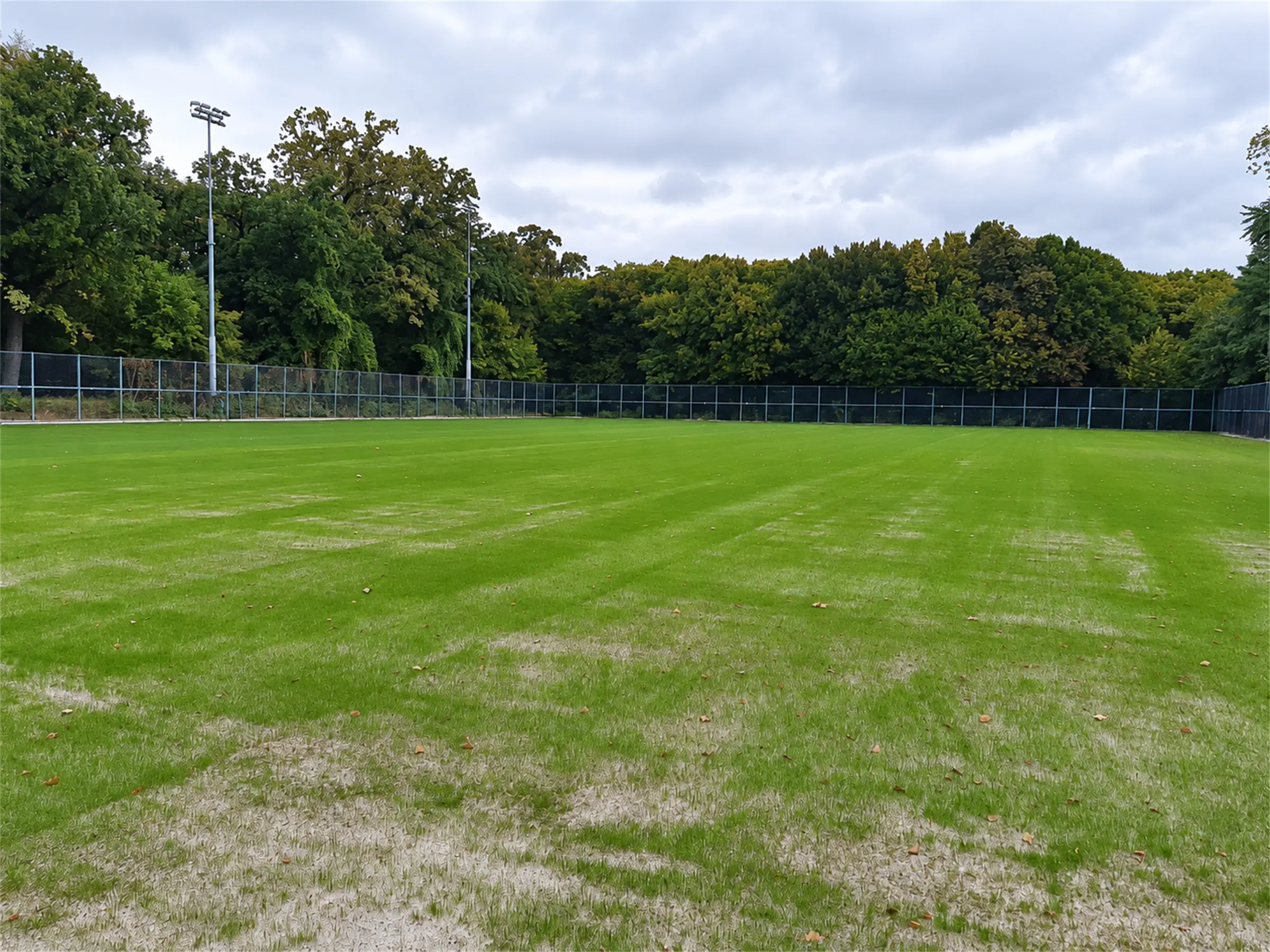 The pitch after renovation